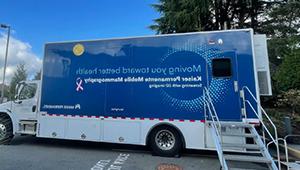 KP Mobile Mammogram screening truck